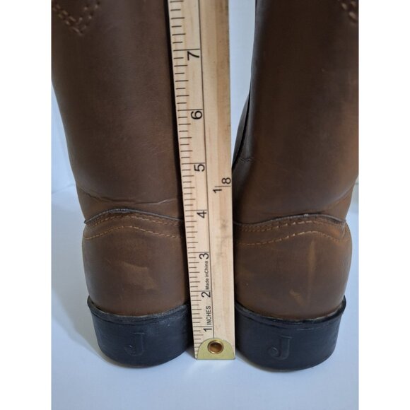 Justin Roper Basics Work Boots JBL3001 Brown Mens Size 10D Cowboy  Round Toe - Picture 4 of 11